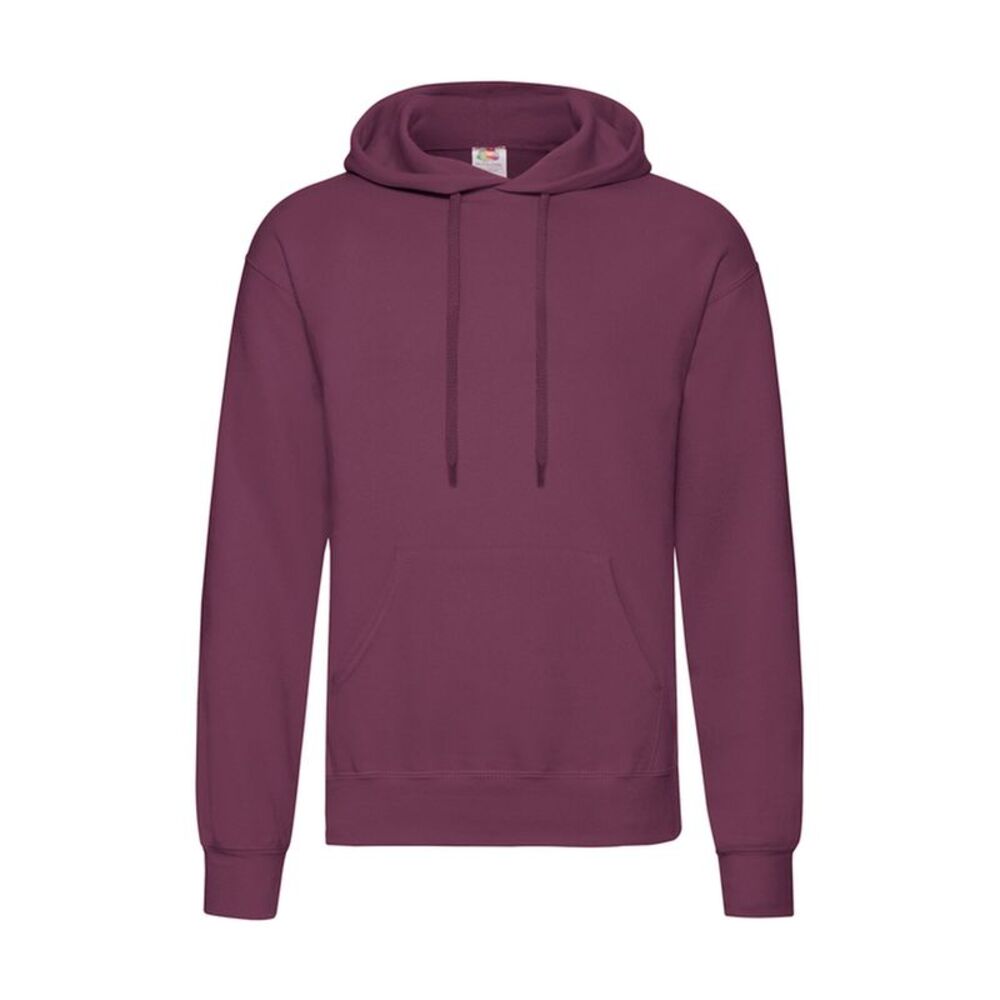 Fruit of the Loom Mens R Hoodie / Burgundy